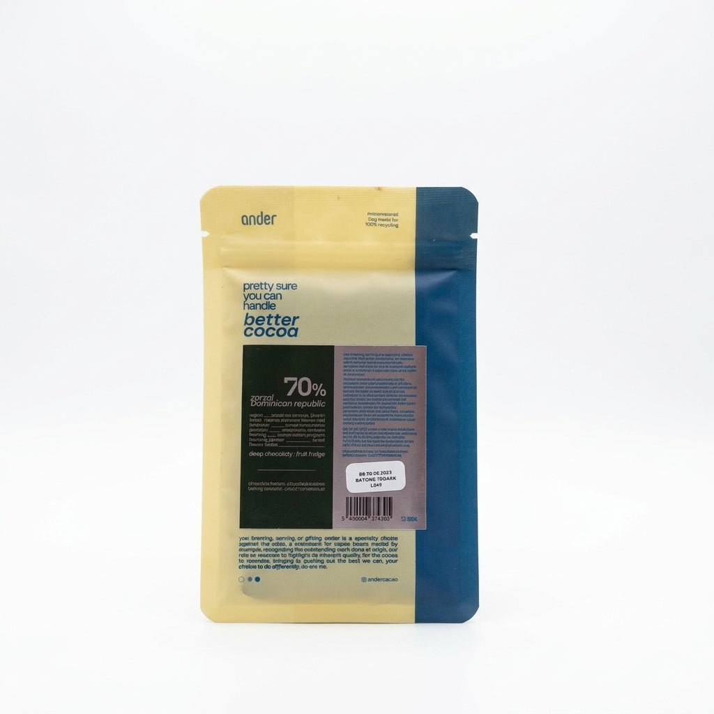 Chocolate Mini Bars – 70% Dark (Dominican Republic)