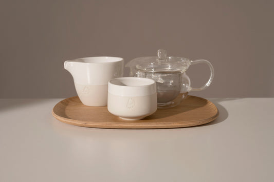 Tea set with teapot